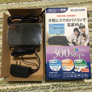 無線LANルータ エレコム WRC-300FEBK ELECOM 未使用