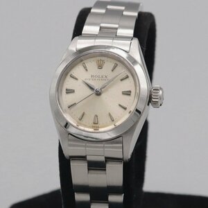 [OH settled ]1962 year Rolex 6618 oyster Perpetual antique ca1130 self-winding watch Vintage lady's 