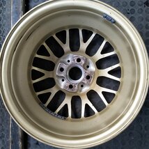 管理番号：W2-146【1本のみ】【15x6.5J 4x100 ET+37 ハブ60】BBS RG357・日本製・コンパクトカー等・店頭直接引取可能・購入・下取可能_画像5