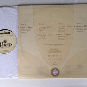 【PROMOオンリー12inch×2】4 hero / Hold It Down TKDJ113/114 02年EU盤PROMO,Bugs In The Attic,Kaidi Tatham,Osunladeリミックス収録の画像2