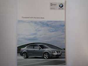 ★【BMW 5シリーズ　セダン/ツーリング】アクセサリーカタログ/2008年6月/価格掲載/送料198円