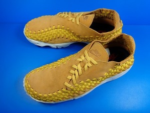 10809■美品 16年製 NIKE AIR FOOTSCAPE WOVEN NM ナイキ エア フットスケープ ウーブン イエロー 黄 28 cm 875797-700