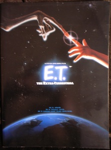 ★ 映画パンフレット 『E.T.』 1982年 SF映画 スティーヴン・スピルバーグ監督作品 ドリュー・バリモア 出演 劇場鑑賞半券付き ★ 人気！