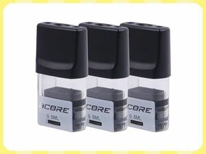 電子タバコ BudTank B14用 ポッド 0.5ml 3個セット CBD オイル 予備 携帯 詰替 ブラック CVP-BT14-0.5ml3 [2339:jungle]