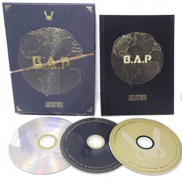 【即決価格!!】【送料無料!!】B.A.P★LIVE ON EARTH PACIFIC TOUR DVD★日本盤 超豪華パッケージ DVD3枚組★美品