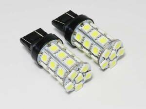 T20 LED 27発 2個 新品 バイク ホワイト 白色 管理番号[DC0944A20]