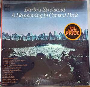 即決 BARBRA STREISND A Happening In Central Park　シュリンク付き　バーブラ・ストライザンド YA 