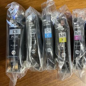 互換性インク 325PGBK 326BK 326C 326Y 326M