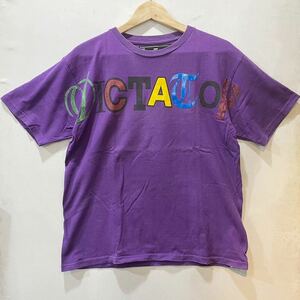 メール便可能! NOTICE (ノーティス) プリント Tシャツ (M) PURPLE | Mens メンズ パープル スケーター SKATER ストリート 紫