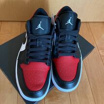 新品未使用品 27.5センチ Nike Air Jordan 1 Low Bred Toeナイキ エア ジョーダン 1 ロー 27.5センチ_画像4