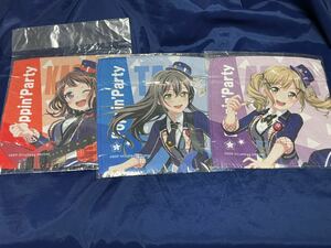 「BanG Dream! 7th☆LIVE」」 バンドリ カプセルミニタオル Poppin’Party 3種セット 香澄 たえ 有咲　ポピパ