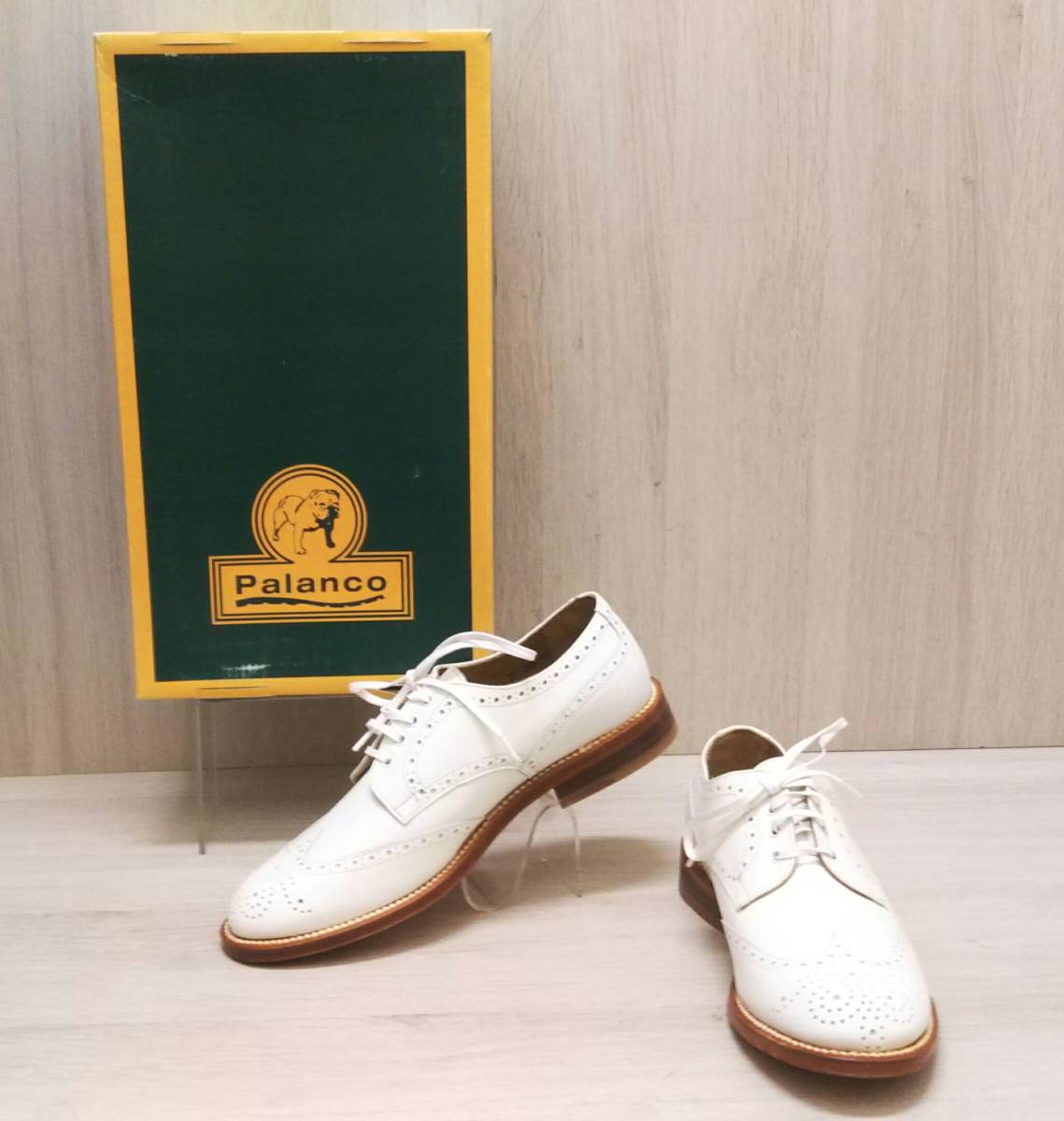 PALANCO パランコ レースアップシューズ L 23.5cm WHT
