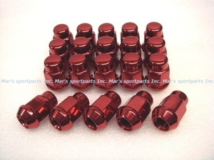  free shipping ( Okinawa * excepting remote island ) 1/2 -inch wheel nut red plating ( sack type ) 20 piece set Ford Explorer * Town Car 