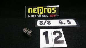 ＠　＜19024＞　nepros 　ネプロス　　NB3-12(12mm) 　シャローソケット　 9.5sq 　未使用品 