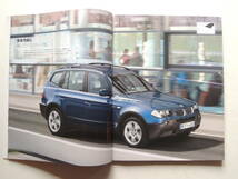 【カタログのみ】 BMW X3 初代 E83型 前期 2005年 厚口79P カタログ 日本語版 美品_画像2