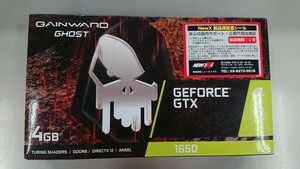 GF GTX1650 4GB PCI-E　グラフィックスボード NE6165001BG1-1175D-G【開封品】【未使用】※代引き不可