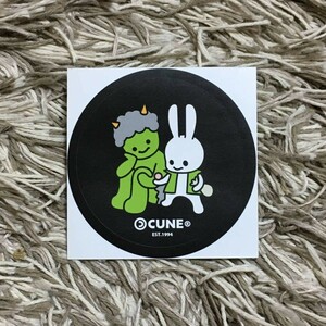 岡山限定 CUNE キューン 緑鬼 ステッカー シール 3周年 限定 桃太郎 未使用品