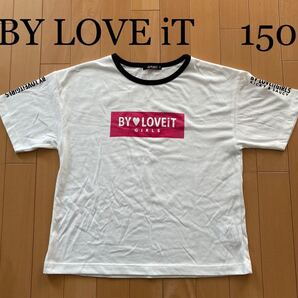 【by LOVEiT/バイラビット】Tシャツ/プリント/白/150