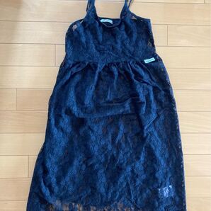 【by LOVEiT/バイラビット】ワンピース/キャミソール/レース/黒/140cm