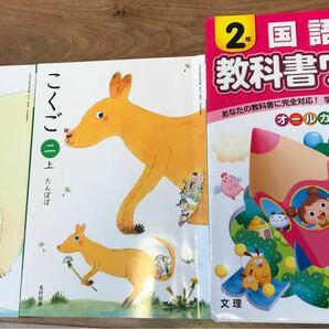 2冊セット◆国語2年　教科書　上たんぽぽ　教科書準拠ワーク　光村