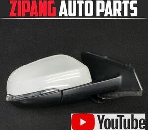 VL041 MD V40 D4 インスクリプション 右 ドアミラー 電格式/ウインカー付 ◆707 クリスタルホワイト3P 【動画有り】◎ ★即決★