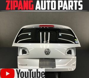 VW031 1T ゴルフ トゥーラン TSIコンフォート リアゲート バックドア ◆LA7W リフレックスシルバーM ★変形なし ◎【動画あり】