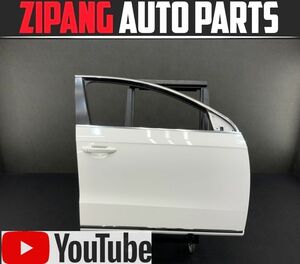 VW047 3C パサート ヴァリアント Rライン 中期 右フロント ドア ◆LB9A キャンディホワイト ★変形なし 【動画あり】○ ★即決