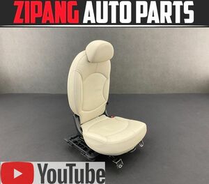 MN010 R60 ZC16A Mini crossover Cooper S original leather rear seats right side * cream series * hole / crack none [ animation equipped ]*