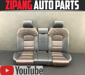 AU056 4E S8 5.2 quattro electric original leather rear seats * hole / crack none [ animation equipped ]*