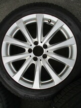 ベンツ　w221後期純正18インチAW＆タイヤ　255/45R18　MICHELIN　8.5J×18　4本　　TR-120_画像4