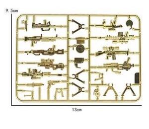 1体　武器セットb メタル光沢仕様　アベンジャーズ　ミニフィグ LEGO 互換 ブロック ミニフィギュア レゴ 互換 s