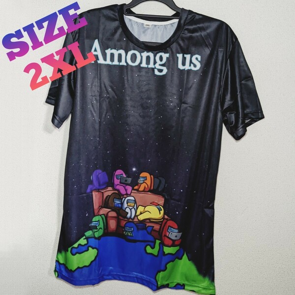 SIZE 2XL Tシャツ アモングアス アマングアス インポスター Tシャツ