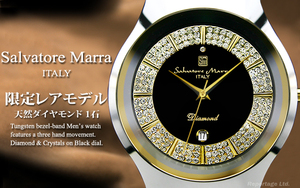 Extreme Rare Limited Model! Цена 260 000 иен [Salvatore Marra] Сальваторе Марла натуральный бриллиант 1p и карбид вольфрам. Новая бесплатная доставка!