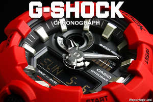 海外限定生産逆輸入モデル CASIO カシオ G-SHOCK Gショック 多彩な機能 1/100秒クロノ搭載 フルオートカレンダー新品RD