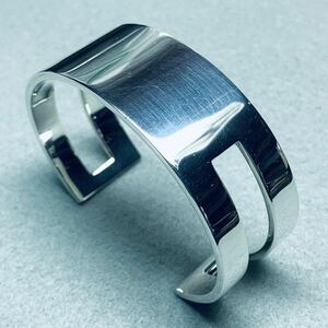 OLD TIFFANY Old Tiffany side open cuff bracele silver Out of Retirement records out of production waste number Vintage Vintage 