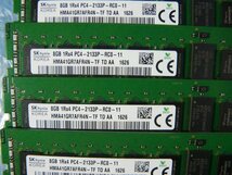 1LBY // 8GB 16枚セット計128GB DDR4 17000 PC4-2133P-RC0 Registered RDIMM 1Rx4 HMA41GR7AFR4N-TF 752368-081 // HP WS460c Gen9 取外_画像3