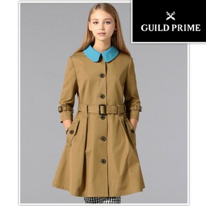 【新品】GUILD PRIME ギルドプライム トレンチコート ロングコート スプリングコート ベージュ S 