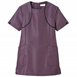 ★ アンフェミエ製 Mサイズ ビューティウェア レイヤード風 ユニフォーム チュニック制服 ★ エステシャン 看護 ナース服