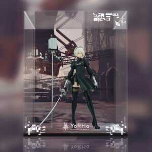  flair sk wear * enix NieR:Automata 2B (yoru is number two B type ) DX version general version * exclusive use * figure case LED acrylic fiber showcase 