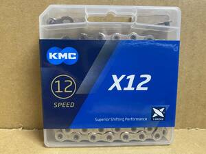 KMC X12SL チェーン　シルバー　12スピード　新品未使用　ミッシングリンク付き