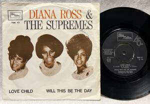 7インチ Diana Ross & The Supremes /Love Child / Will This Be The Day ☆スウェーデン盤