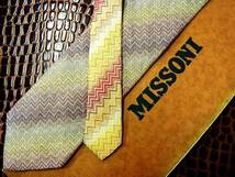 ◆E4264N◆在庫処分SALE◆ミッソーニ【色の魔術師☆ＭＩＳＳＯＮＩ】ネクタイ_画像1