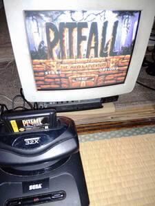  junk SEGA GENESIS 32X./ box opinion less Pitfall: The Mayan Adventure