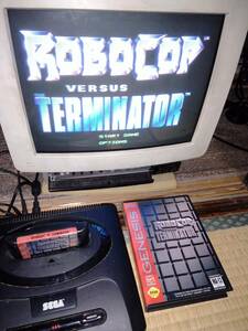 ジャンク品SEGAジェネシスRoboCop Versus The TerminatorロボコップVSターミネーター