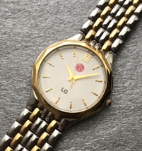 珍品 LG オリジナル 時計 ウォッチ 稼動品 企業モノ 非売品 ノベルティー LG電子 エレクトロニクス ウォッチ 好きに も_画像1