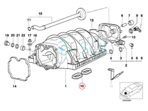 BMW E32 E38 E53 X5 インマニガスケット インテークマニホールドガスケット 4個セット 730i 735i 740i 4.4i 4.6is 11611433328 11611747708_画像3