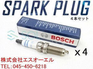 BMW F20 F21 F30 F31 イリジウム スパークプラグ 4本セット(1台分) BOSCH 116i 120i 320i ZR5SI332 12122293697 12122163332 出荷締切18時