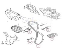 VW ゴルフ5 イオス タイミングベルトキット 4点セット+ウォーターポンプ+ドライブベルト 06F198119A 06B121011H 06F260849E 出荷締切18時_画像2