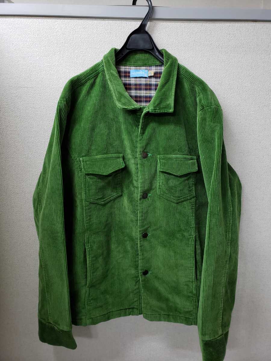 大勧め supreme コーデュロイジャケット クラブジャケット グリーン