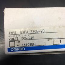 T686-9 OMRON G3PA-220B-VD 新品保管_画像2